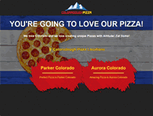 Tablet Screenshot of coloradoughpizza.com